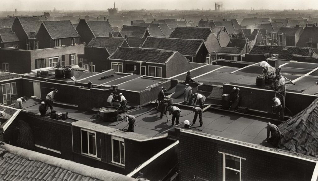 Bitumen dakbedekking Dordrecht